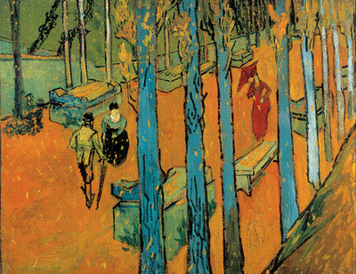 Vincent van Gogh, Vallende bladeren (Les Alyscamps), 1888. Kröller-Müller Museum, Otterlo